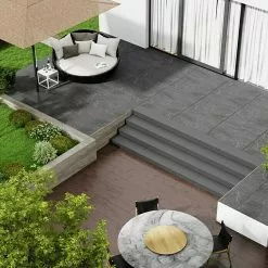 BAUHAUS Marazzi Terrassenfliese Esterno 20T Quarzit Platinum 50 X 100 X 2 Cm, Anthrazit, Matt -Angebote Fliesen Verkäufe 12 646