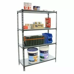 BAUHAUS Simonrack Simonclick Metallregal Super Plus L X B X H: 40 X 110 X 150 Cm, Traglast: 180 Kg/Boden, Anzahl Böden: 4 Stk., Stecken, Anthrazit/Silber -Angebote Fliesen Verkäufe 12 6555