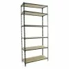 BAUHAUS Simonrack Maderclick Metallregal Mega Plus L X B X H: 30 X 120 X 250 Cm, Traglast: 150 Kg/Boden, Anzahl Böden: 6 Stk., Stecken, Anthrazitgrau
