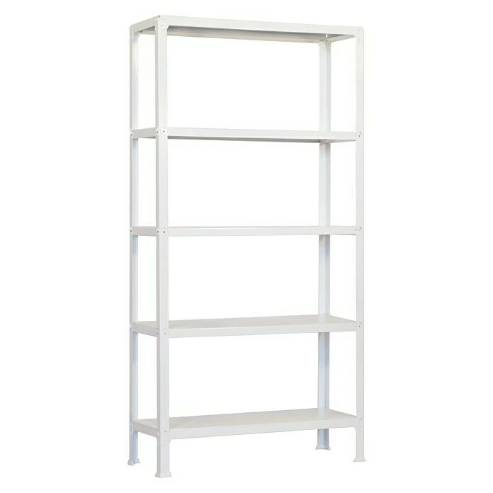 BAUHAUS Simonrack Homeclick Metallregal Mini L X B X H: 30 X 80 X 180 Cm, Traglast: 150 Kg/Boden, Anzahl Böden: 5 Stk., Weiß 1 BAUHAUS Simonrack Homeclick Metallregal Mini L X B X H: 30 X 80 X 180 Cm, Traglast: 150 Kg/Boden, Anzahl Böden: 5 Stk., Weiß