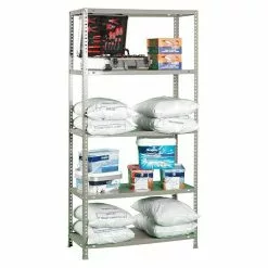 BAUHAUS Simonrack Comfort Metallregal L X B X H: 30 X 90 X 180 Cm, Traglast: 100 Kg/Boden, Anzahl Böden: 5, Schrauben, Grau -Angebote Fliesen Verkäufe 12 6683