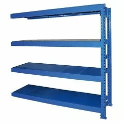 BAUHAUS Regalux Metall-Schwerlastregal Jumbo Anbauregal 60 X 200 X 200 Cm, Traglast: 600 Kg/Boden, Stecken