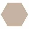 BAUHAUS Feinsteinzeugfliese Hexagon Basic Nude 22 X 25 Cm, Beige, Matt