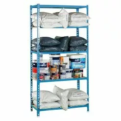 BAUHAUS Simonrack Maderclick Metallregal Super Plus L X B X H: 50 X 110 X 200 Cm, Traglast: 150 Kg/Boden, Anzahl Böden: 5, Stecken, Blau