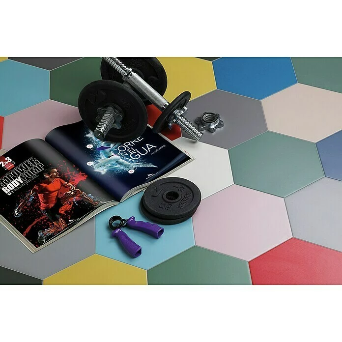 BAUHAUS Feinsteinzeugfliese Hexagon Basic Nude 22 X 25 Cm, Beige, Matt 2 BAUHAUS Feinsteinzeugfliese Hexagon Basic Nude 22 X 25 Cm, Beige, Matt – Bild 2