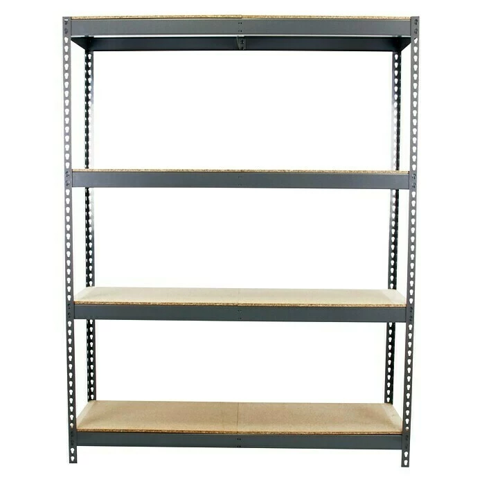 BAUHAUS Simonrack Ecoforte Metall-Schwerlastregal L X B X H: 60 X 120 X 200 Cm, Traglast: 400 Kg/Boden, Anzahl Böden: 4 Stk., Stecken, Grau 1 BAUHAUS Simonrack Ecoforte Metall-Schwerlastregal L X B X H: 60 X 120 X 200 Cm, Traglast: 400 Kg/Boden, Anzahl Böden: 4 Stk., Stecken, Grau