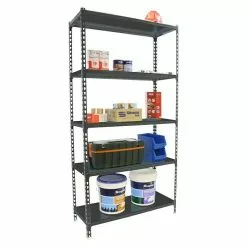 BAUHAUS Simonrack Simonclick Metallregal L X B X H: 50 X 90 X 180 Cm, Traglast: 180 Kg/Boden, Anzahl Böden: 5 Stk., Stecken, Anthrazit -Angebote Fliesen Verkäufe 12 6971