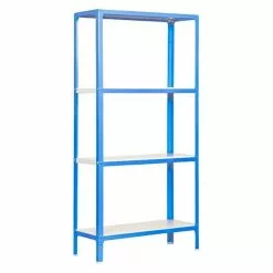 BAUHAUS Simonrack Homeclick Metallregal Mini L X B X H: 40 X 80 X 160 Cm, Traglast: 150 Kg/Boden, Anzahl Böden: 4 Stk., Blau