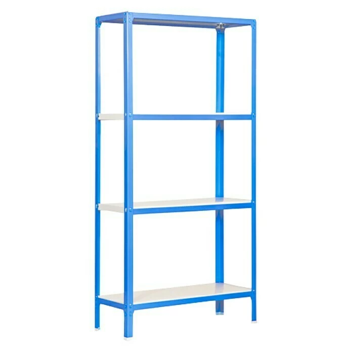 BAUHAUS Simonrack Homeclick Metallregal Mini L X B X H: 40 X 80 X 160 Cm, Traglast: 150 Kg/Boden, Anzahl Böden: 4 Stk., Blau 1 BAUHAUS Simonrack Homeclick Metallregal Mini L X B X H: 40 X 80 X 160 Cm, Traglast: 150 Kg/Boden, Anzahl Böden: 4 Stk., Blau