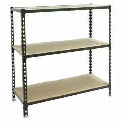 BAUHAUS Simonrack Maderclick Metallregal L X B X H: 40 X 90 X 100 Cm, Traglast: 150 Kg/Boden, Anzahl Böden: 3, Stecken, Anthrazitgrau