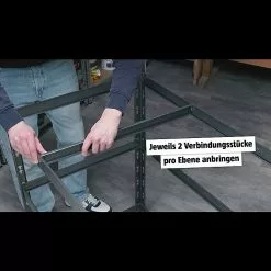 BAUHAUS Regalux Metall-Schwerlast-Stufenregal B X H: 100 X 180 Cm, Tiefe: 60 Cm, Stecken -Angebote Fliesen Verkäufe 12 7062