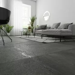 BAUHAUS Metallica Feinsteinzeugfliese Piombo 60 X 60 Cm, Anthrazit, Schimmernd -Angebote Fliesen Verkäufe 12 722