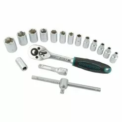 BAUHAUS Brüder Mannesmann Steckschlüssel-Satz Green Line 130 -tlg. -Angebote Fliesen Verkäufe 12 7262