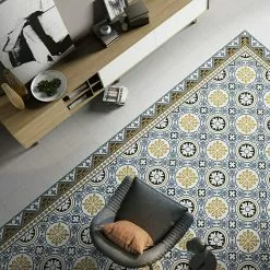 BAUHAUS Feinsteinzeugfliese Vintage Tiena 25 X 25 Cm, Blau/Weiß/Schwarz/Braun, Matt -Angebote Fliesen Verkäufe 12 749