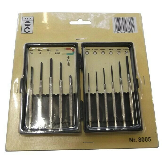 BAUHAUS Feinmechaniker-Schraubendreher 11 -tlg. 1 BAUHAUS Feinmechaniker-Schraubendreher 11 -tlg.