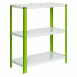 BAUHAUS Simonrack Homeclassic Metallregal L X B X H: 30 X 80 X 90 Cm, Traglast: 100 Kg/Boden, Anzahl Böden: 3 Stk., Schrauben, Grün