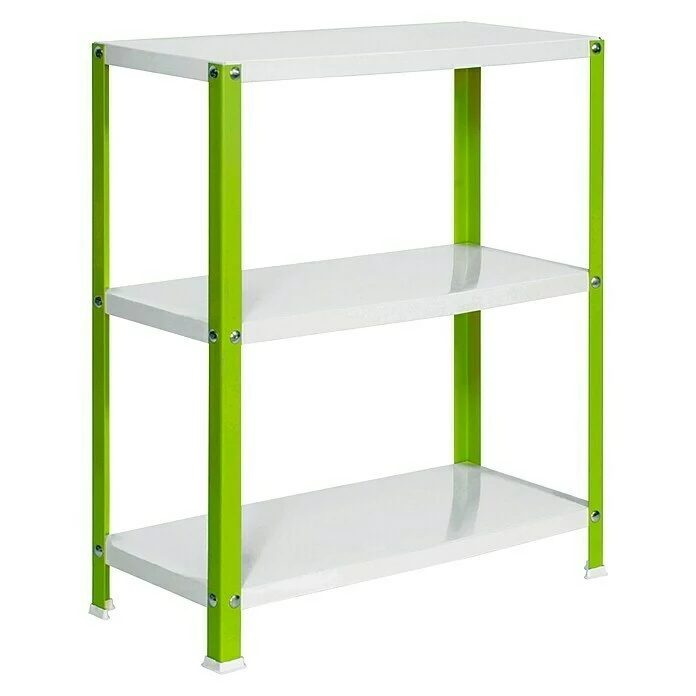 BAUHAUS Simonrack Homeclassic Metallregal L X B X H: 30 X 80 X 90 Cm, Traglast: 100 Kg/Boden, Anzahl Böden: 3 Stk., Schrauben, Grün 1 BAUHAUS Simonrack Homeclassic Metallregal L X B X H: 30 X 80 X 90 Cm, Traglast: 100 Kg/Boden, Anzahl Böden: 3 Stk., Schrauben, Grün