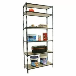 BAUHAUS Simonrack Maderclick Metallregal Mega Plus L X B X H: 40 X 120 X 250 Cm, Traglast: 150 Kg/Boden, Anzahl Böden: 6 Stk., Stecken, Anthrazitgrau -Angebote Fliesen Verkäufe 12 7701