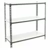 BAUHAUS Simonrack Simonclick Metallregal L X B X H: 50 X 90 X 100 Cm, Traglast: 180 Kg/Boden, Anzahl Böden: 3 Stk., Stecken, Anthrazit/Weiß
