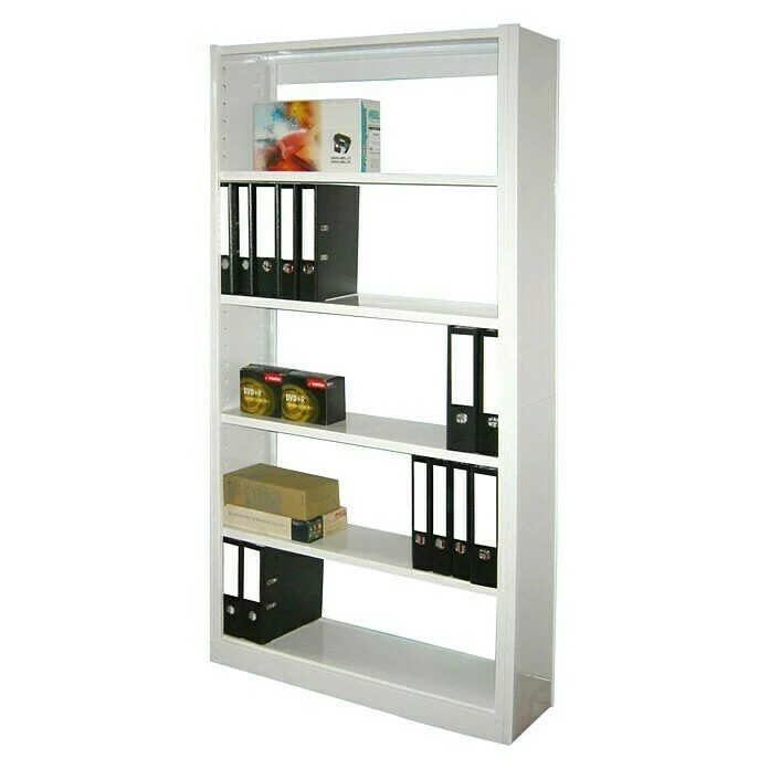 BAUHAUS Aktenregal Grundfeld 315 X 955 X 1.850 Mm, Traglast: 70 Kg/Boden, Stecken 1 BAUHAUS Aktenregal Grundfeld 315 X 955 X 1.850 Mm, Traglast: 70 Kg/Boden, Stecken