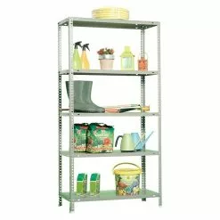 BAUHAUS Simonrack Comfort Metallregal L X B X H: 50 X 90 X 180 Cm, Traglast: 100 Kg/Boden, Anzahl Böden: 5, Schrauben, Grau -Angebote Fliesen Verkäufe 12 7780