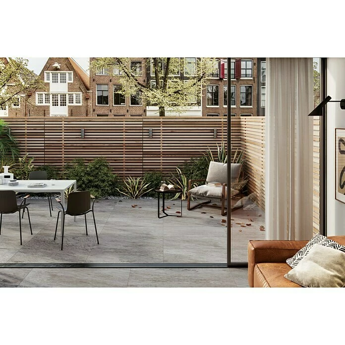 BAUHAUS Atlas Concorde Solution Terrassenfliese Regent Silver 45 X 90 X 2 Cm, Silbergrau, Matt 3 BAUHAUS Atlas Concorde Solution Terrassenfliese Regent Silver 45 X 90 X 2 Cm, Silbergrau, Matt – Bild 3