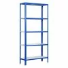 BAUHAUS Simonrack Homeclick Metallregal Mini L X B X H: 40 X 80 X 180 Cm, Traglast: 150 Kg/Boden, Anzahl Böden: 5 Stk., Blau