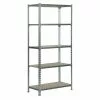 BAUHAUS Simonrack Maderclick Metallregal Super Plus L X B X H: 50 X 110 X 200 Cm, Traglast: 150 Kg/Boden, Anzahl Böden: 5, Stecken, Silber