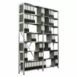 BAUHAUS Scholz Aktenregal Anbauelement Länge: 1.210 Mm, Breite: 300 Mm, Höhe: 2.640 Mm, Traglast: 60 Kg/Boden, Anzahl Böden: 8 Stk. -Angebote Fliesen Verkäufe 12 8028