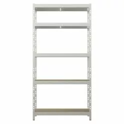 BAUHAUS Regalux Metall-Schwerlastregal L X B X H: 40 X 90 X 180 Cm, Traglast: 175 Kg/Boden, Anzahl Böden: 5 Stk., Stecken, Hellgrau -Angebote Fliesen Verkäufe 12 8068