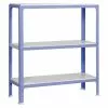 BAUHAUS Simonrack Homeclick Metallregal Mini L X B X H: 30 X 80 X 90 Cm, Traglast: 150 Kg/Boden, Anzahl Böden: 3 Stk., Lila