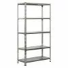 BAUHAUS Simonrack Simonclick Metallregal Plus L X B X H: 40 X 100 X 200 Cm, Traglast: 180 Kg/Boden, Anzahl Böden: 5 Stk., Stecken, Silber