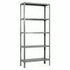 BAUHAUS Simonrack Homeclick Metallregal Plus L X B X H: 30 X 100 X 180 Cm, Traglast: 150 Kg/Boden, Anzahl Böden: 5 Stk., Stecken, Grau