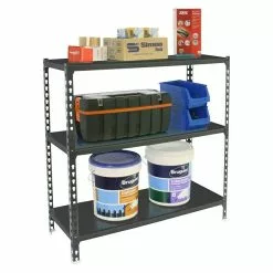 BAUHAUS Simonrack Simonclick Metallregal Mega L X B X H: 50 X 120 X 90 Cm, Traglast: 180 Kg/Boden, Anzahl Böden: 3 Stk., Stecken, Anthrazit -Angebote Fliesen Verkäufe 12 8197