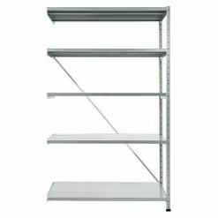 BAUHAUS Scholz Metall-Lagerregal Anbauelement Länge: 800 Mm, Breite: 1.010 Mm, Höhe: 1.920 Mm, Traglast: 270 Kg/Boden, Anzahl Böden: 5 Stk.