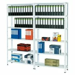 BAUHAUS Regalux Aktenregal Office 100 30 X 100 X 209 Cm, Traglast: 60 Kg/Boden, Weiß -Angebote Fliesen Verkäufe 12 8259