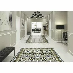 BAUHAUS Feinsteinzeugfliese Vintage Versalles 25 X 25 Cm, Blau/Weiß/Schwarz/Braun, Matt -Angebote Fliesen Verkäufe 12 827