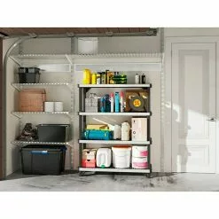 BAUHAUS Kunststoffregal Fused L X B X H: 45,7 X 121,9 X 155,1 Cm, Traglast: 180 Kg/Boden, Anzahl Böden: 4 Stk., Stecken, Schwarz 7 BAUHAUS Kunststoffregal Fused L X B X H: 45,7 X 121,9 X 155,1 Cm, Traglast: 180 Kg/Boden, Anzahl Böden: 4 Stk., Stecken, Schwarz -Angebote Fliesen Verkäufe 12 8294