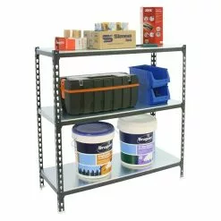 BAUHAUS Simonrack Simonclick Metallregal Mini L X B X H: 40 X 80 X 90 Cm, Traglast: 180 Kg/Boden, Anzahl Böden: 3 Stk., Stecken, Anthrazit/Weiß -Angebote Fliesen Verkäufe 12 8309