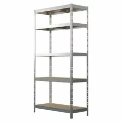 BAUHAUS Regalux Metall-Schwerlastregal L X B X H: 40 X 90 X 180 Cm, Traglast: 175 Kg/Boden, Anzahl Böden: 5 Stk., Stecken, Silber -Angebote Fliesen Verkäufe 12 8345