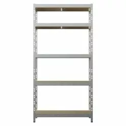 BAUHAUS Regalux Metall-Schwerlastregal L X B X H: 40 X 90 X 180 Cm, Traglast: 175 Kg/Boden, Anzahl Böden: 5 Stk., Stecken, Silber -Angebote Fliesen Verkäufe 12 8347