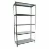 BAUHAUS Simonrack Simonclick Metallregal L X B X H: 30 X 100 X 200 Cm, Traglast: 180 Kg/Boden, Anzahl Böden: 5 Stk., Stecken, Anthrazit/Silber