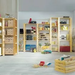 BAUHAUS Regalux Regalsystem Heavy Holzregal Grundelement Anzahl Böden: 4 Stk., Höhe: 174 Cm, Holz -Angebote Fliesen Verkäufe 12 8450