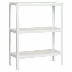 BAUHAUS Simonrack Homeclick Metallregal Mini L X B X H: 30 X 80 X 90 Cm, Traglast: 150 Kg/Boden, Anzahl Böden: 3 Stk., Weiß