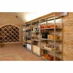 BAUHAUS Simonrack Simonclassic Metallregal Advantage L X B X H: 40 X 90 X 180 Cm, Traglast: 75 Kg/Boden, Anzahl Böden: 5 Stk., Schrauben, Grau -Angebote Fliesen Verkäufe 12 8566