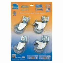 BAUHAUS Simonrack Rollen-Set Durchmesser: 80 Mm, 4 Stk.