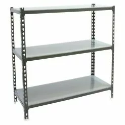 BAUHAUS Simonrack Simonclick Metallregal Mega L X B X H: 50 X 120 X 90 Cm, Traglast: 180 Kg/Boden, Anzahl Böden: 3 Stk., Stecken, Anthrazit/Silber
