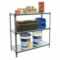 BAUHAUS Simonrack Simonclick Metallregal Mega L X B X H: 50 X 120 X 90 Cm, Traglast: 180 Kg/Boden, Anzahl Böden: 3 Stk., Stecken, Anthrazit/Silber -Angebote Fliesen Verkäufe 12 8640