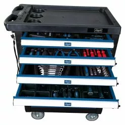 BAUHAUS Scheppach Werkstattwagen TW 1000 L X B X H: 77 X 46 X 97 Cm, Stahl, Blau, 263 -tlg. -Angebote Fliesen Verkäufe 12 8644