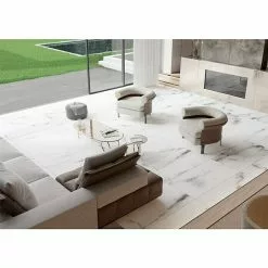 BAUHAUS Feinsteinzeugfliese Torino Bianco 60 X 120 Cm, Weiß/Grau, Glänzend -Angebote Fliesen Verkäufe 12 98